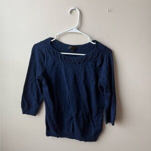 Worthington Deep Blue Knit Top